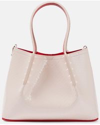 Christian Louboutin - Cabarock Mini Leather Tote Bag - Lyst
