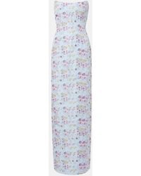 Markarian - Robe Longue Odessa A Fleurs - Lyst