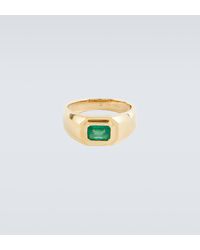SHAY - Champion 18kt Gold Ring With Emerald - Lyst