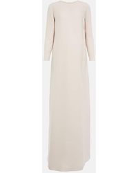 The Row - Stefos Wool And Silk Gown - Lyst