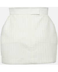Alex Perry - High-rise Pinstripe Miniskirt - Lyst