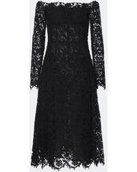 Fendi - Off-Shoulder Lace Bustier Dress - Lyst