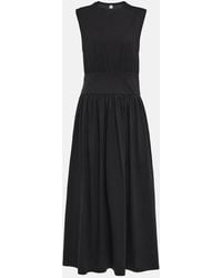 TOTEME - Sleeveless Cotton Midi Dress - Lyst