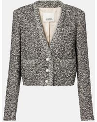 Isabel Marant - Gwendoline Cropped Tweed Blazer - Lyst