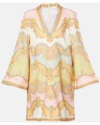 Zimmermann - Light Maxine Mini Dress - Lyst