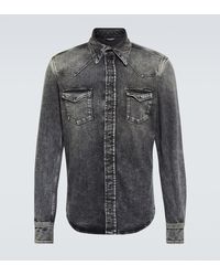 Dolce & Gabbana - Camicia di jeans - Lyst