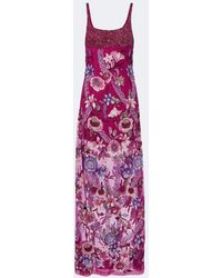 La Fuori - Mystical Garden Embellished Floral Gown - Lyst
