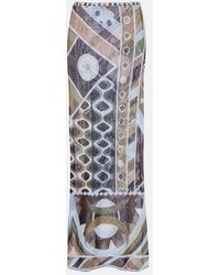 PUCCI - Vivara Tulle Maxi Skirt - Lyst