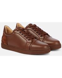 Christian Louboutin - Fun Vieira Leather Sneakers - Lyst