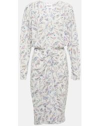 Isabel Marant - Danalia Printed Jersey Midi Dress - Lyst
