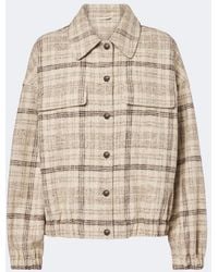 Brunello Cucinelli - Chaqueta En Mezcla De Algodon A Cuadros - Lyst