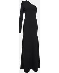 Victoria Beckham - Knitted One-Shoulder Maxi Dress - Lyst