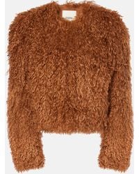 Isabel Marant - Faustine Cropped Faux-Shearling Jacket - Lyst