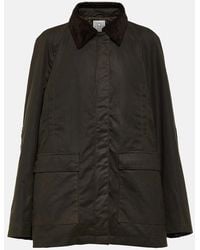 TOTEME - Country Coated Cotton Jacket - Lyst