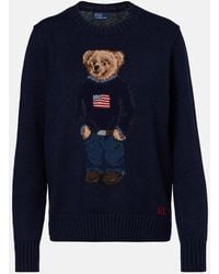 Polo Ralph Lauren - American Flag Bear Sweater - Lyst