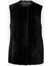 TOTEME - Shearling Vest - Lyst