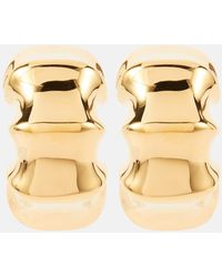 Khaite - Julius Medium 18kt Gold-plated Brass Earrings - Lyst