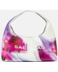 Marc Jacobs - The Sack Future Floral Mini Leather Tote Bag - Lyst