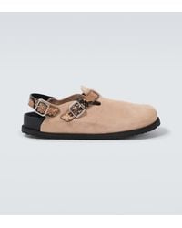 Birkenstock - Tokio Ii Suede Clogs - Lyst