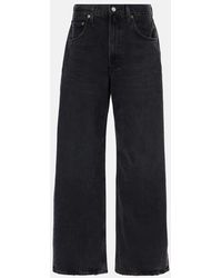 Agolde - Mid-Rise Barrel-Leg Jeans Low Curve - Lyst