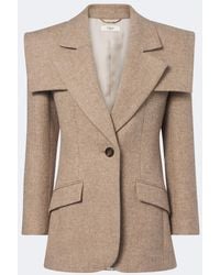 Chloé - Caped Wool Blazer - Lyst