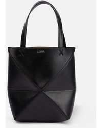 Loewe - Mini Puzzle Fold Tote Handbag - Lyst