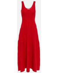 Gabriela Hearst - Pleated Wool Maxi Dress - Lyst