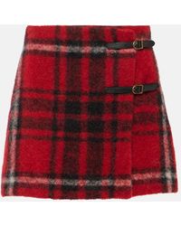 Polo Ralph Lauren - Plaid Wrap Skirt - Lyst