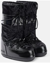 Moon Boot - Icon Glance Satin Snow Boots - Lyst