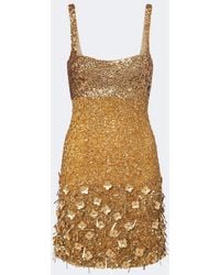 La Fuori - Maris Sequined Minidress - Lyst