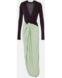 Victoria Beckham - Robe Aus Jersey - Lyst