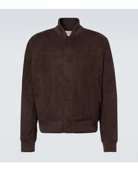 Gabriela Hearst - Suede Bomber Jacket - Lyst