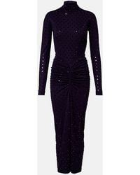 Alaïa - Embellished Midi Dress - Lyst