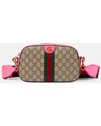 Gucci - Schultertasche Ophidia GG Small aus Canvas - Lyst