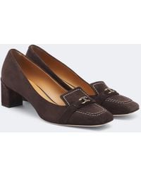 Tod's - T Timeless Suede Pumps - Lyst