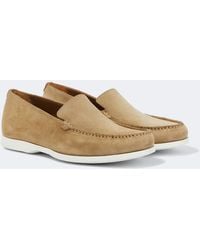 Manolo Blahnik - Monaco Suede Loafers - Lyst