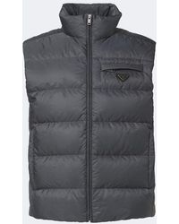 Prada - Quilted Re-Nylon Down Vest - Lyst