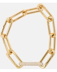 Robinson Pelham - Armband Identity aus 18kt Gelbgold mit Diamanten - Lyst