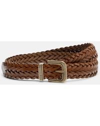 Etro - Braided Leather Belt - Lyst