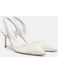 Manolo Blahnik - Capsli 70 Slingback Pumps - Lyst