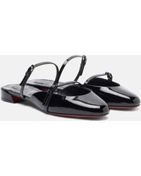 Christian Louboutin - Jane Nina Patent Leather Mules - Lyst