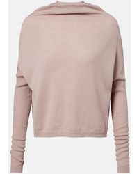 Rick Owens - Ls Crater Virgin Wool Sweater - Lyst