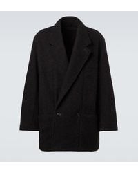 Lemaire - Mantel Aus Wolle Und Alpakawolle - Lyst