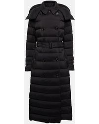 Burberry - Belted Down Coat - Lyst