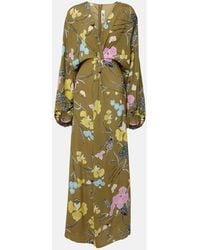 Diane von Furstenberg - Kason Floral Maxi Dress - Lyst