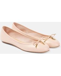 Chloé - Iris Leather Ballet Flats - Lyst