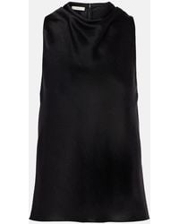 Vince - Top Aus Satin - Lyst