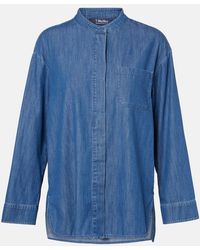 Max Mara - Unito Denim Top - Lyst