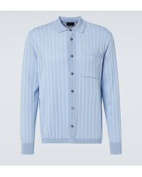 Brioni - Cotton, Silk And Linen Cardigan - Lyst