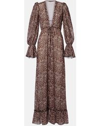 Bananhot - Berta Leopard-Print Beach Cover-Up - Lyst